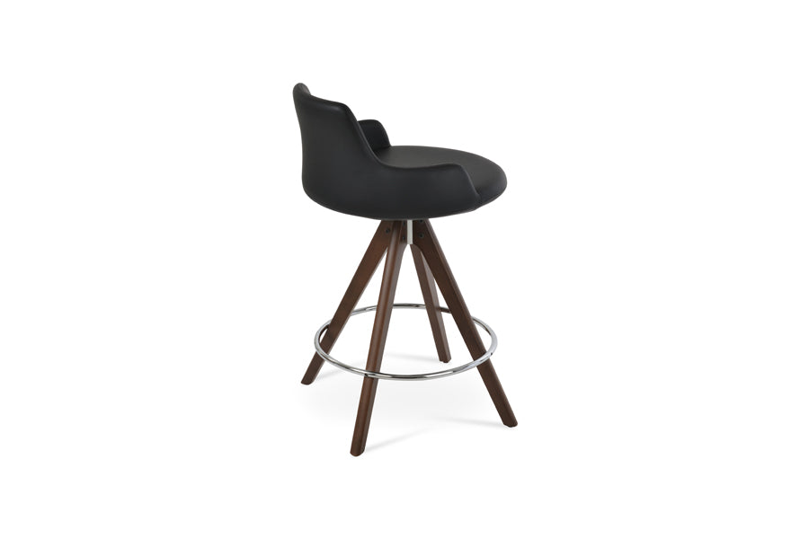 Dervish Pyramid Swivel Bar Stool