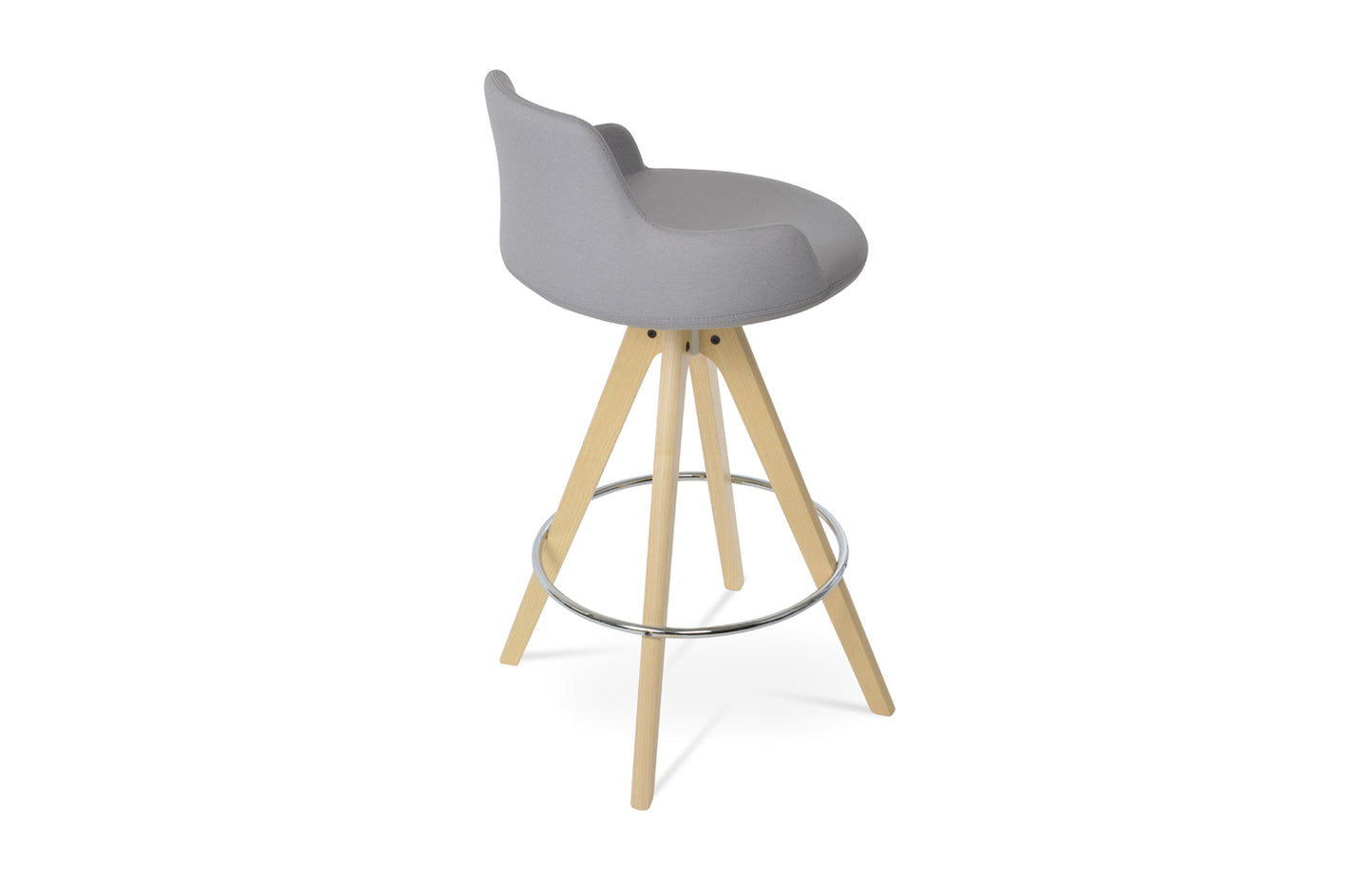 Dervish Pyramid Swivel Bar Stool