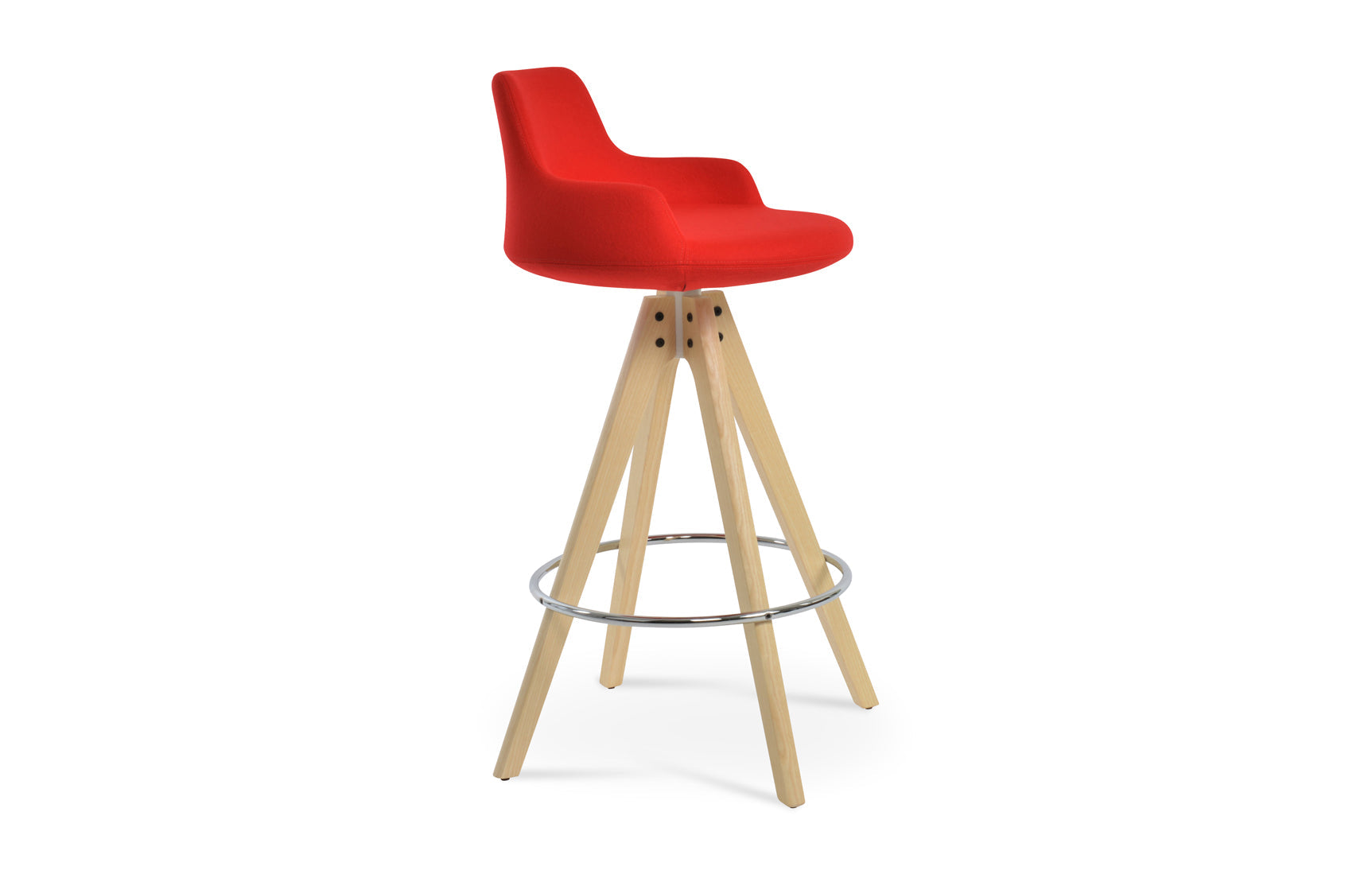 Dervish Pyramid Swivel Bar Stool