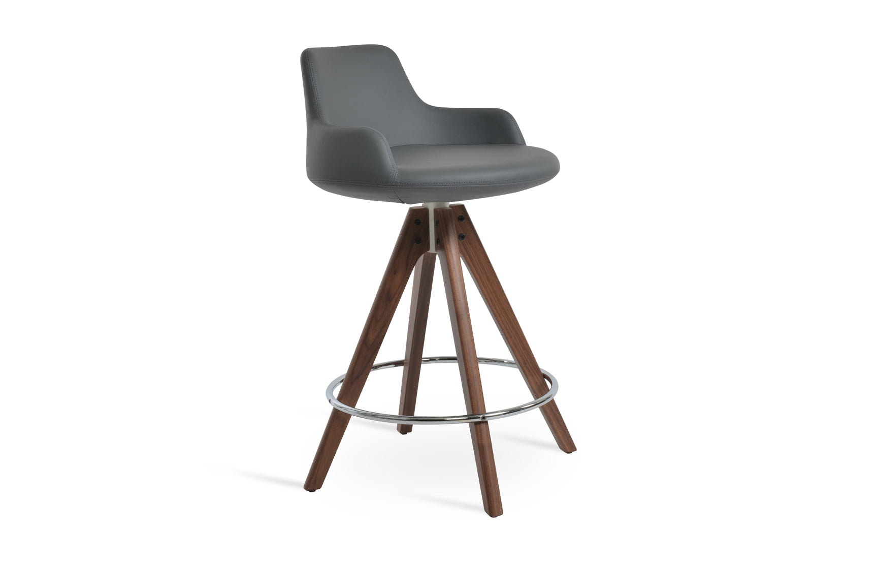 Dervish Pyramid Swivel Bar Stool