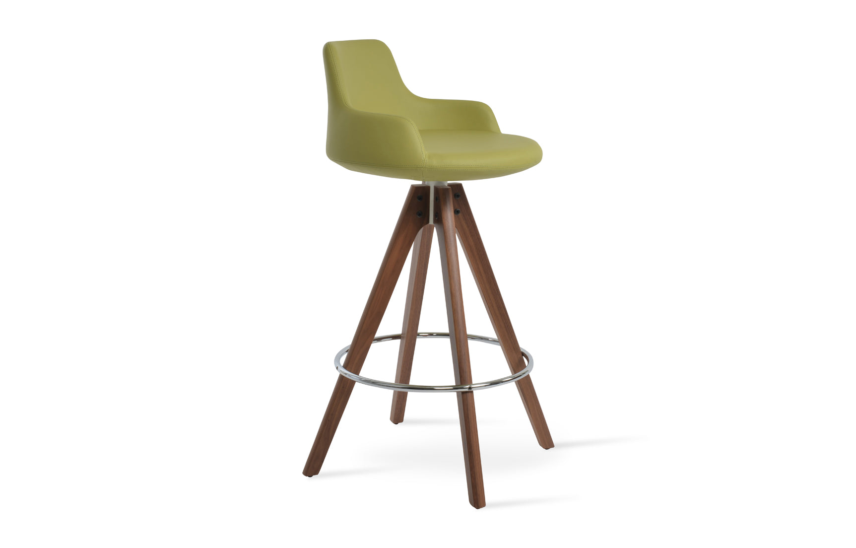 Dervish Pyramid Swivel Bar Stool