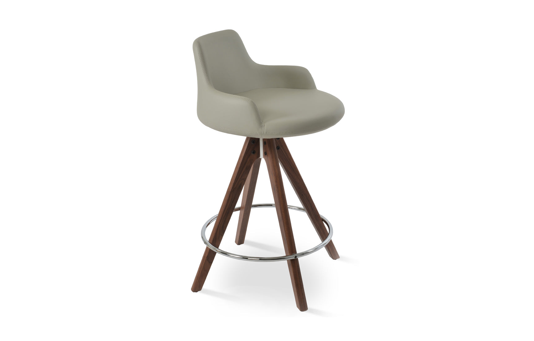 Dervish Pyramid Swivel Bar Stool