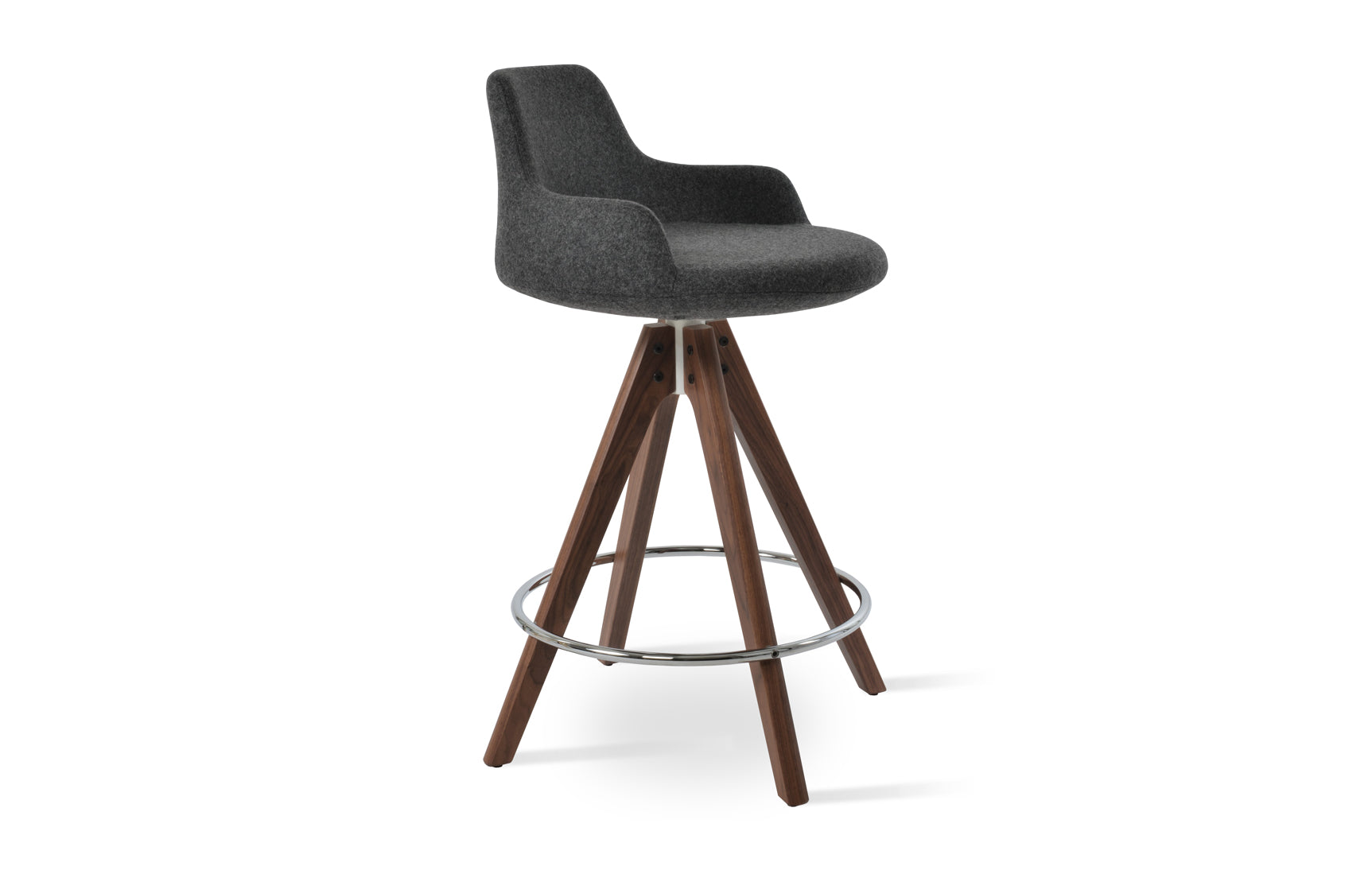 Dervish Pyramid Swivel Bar Stool