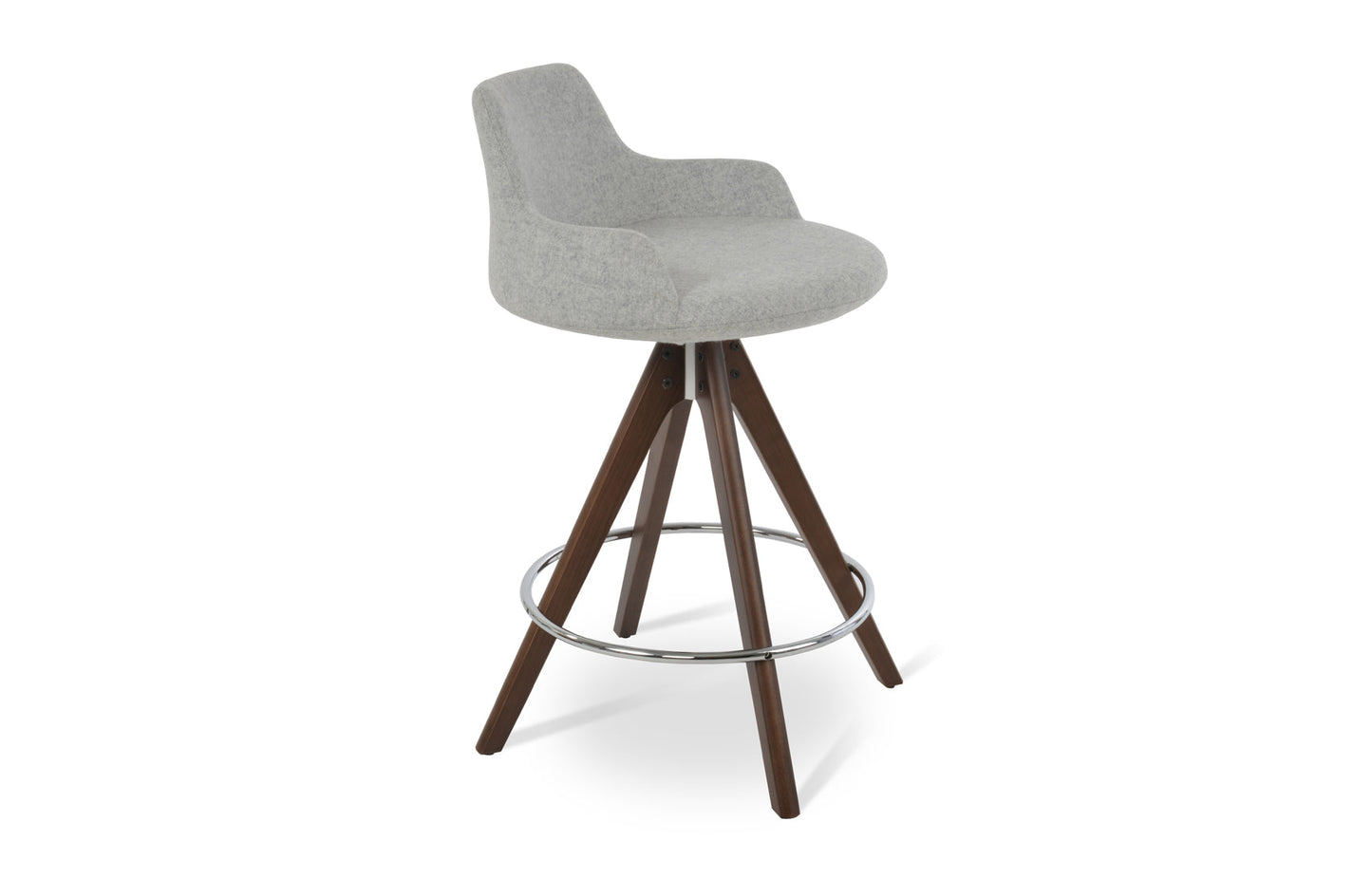 Dervish Pyramid Swivel Bar Stool