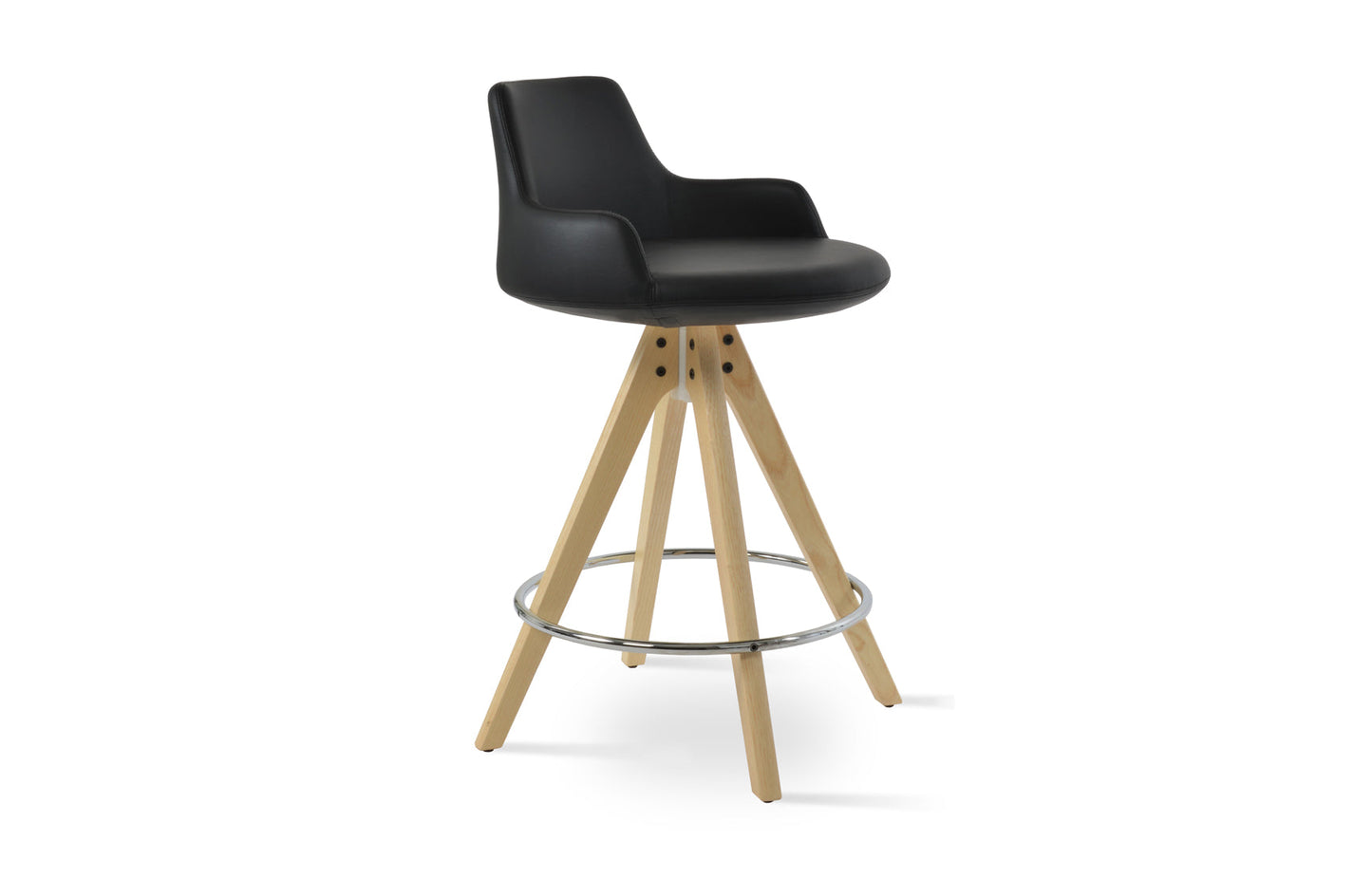 Dervish Pyramid Swivel Bar Stool