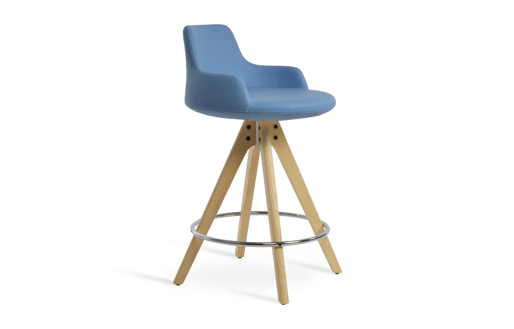 Dervish Pyramid Swivel Bar Stool