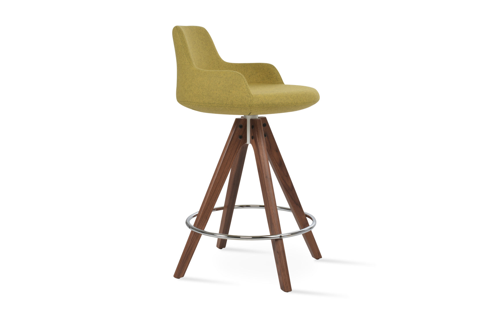 Dervish Pyramid Swivel Counter Stool