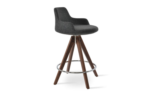 Dervish Pyramid Swivel Counter Stool