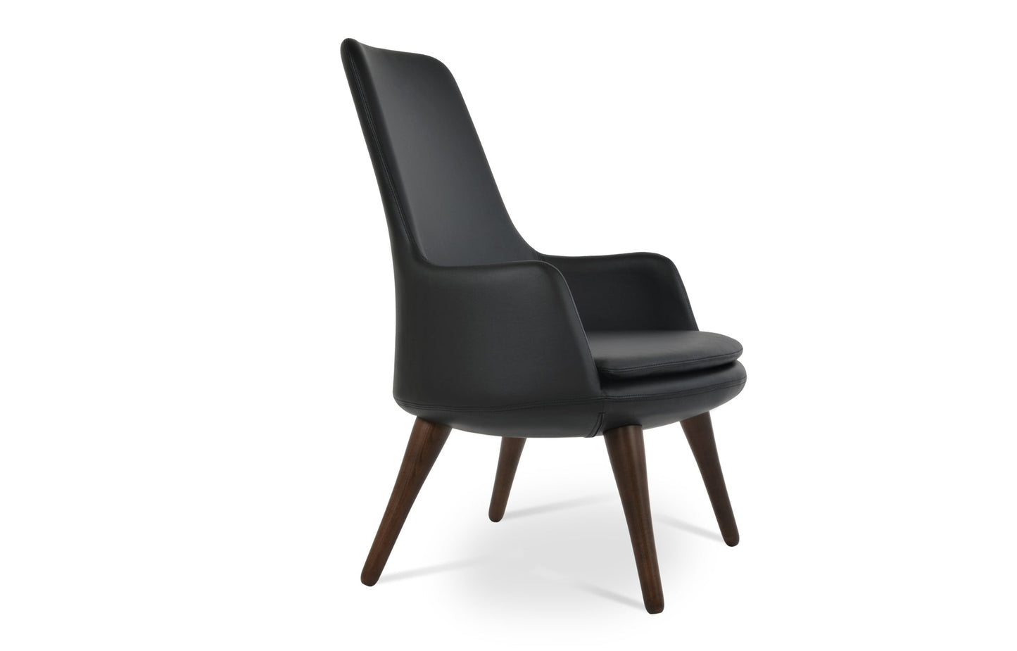 Dervish Wood Lounge Arm Chair