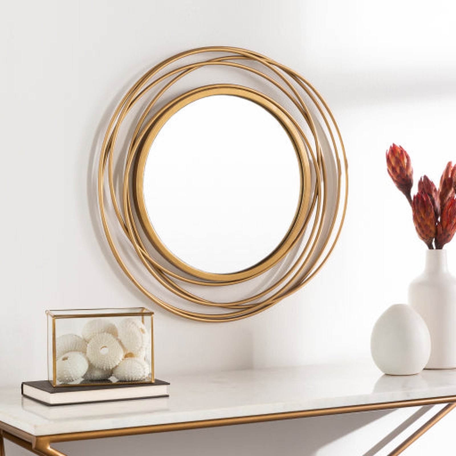 Surya Dixie Gold Mirror