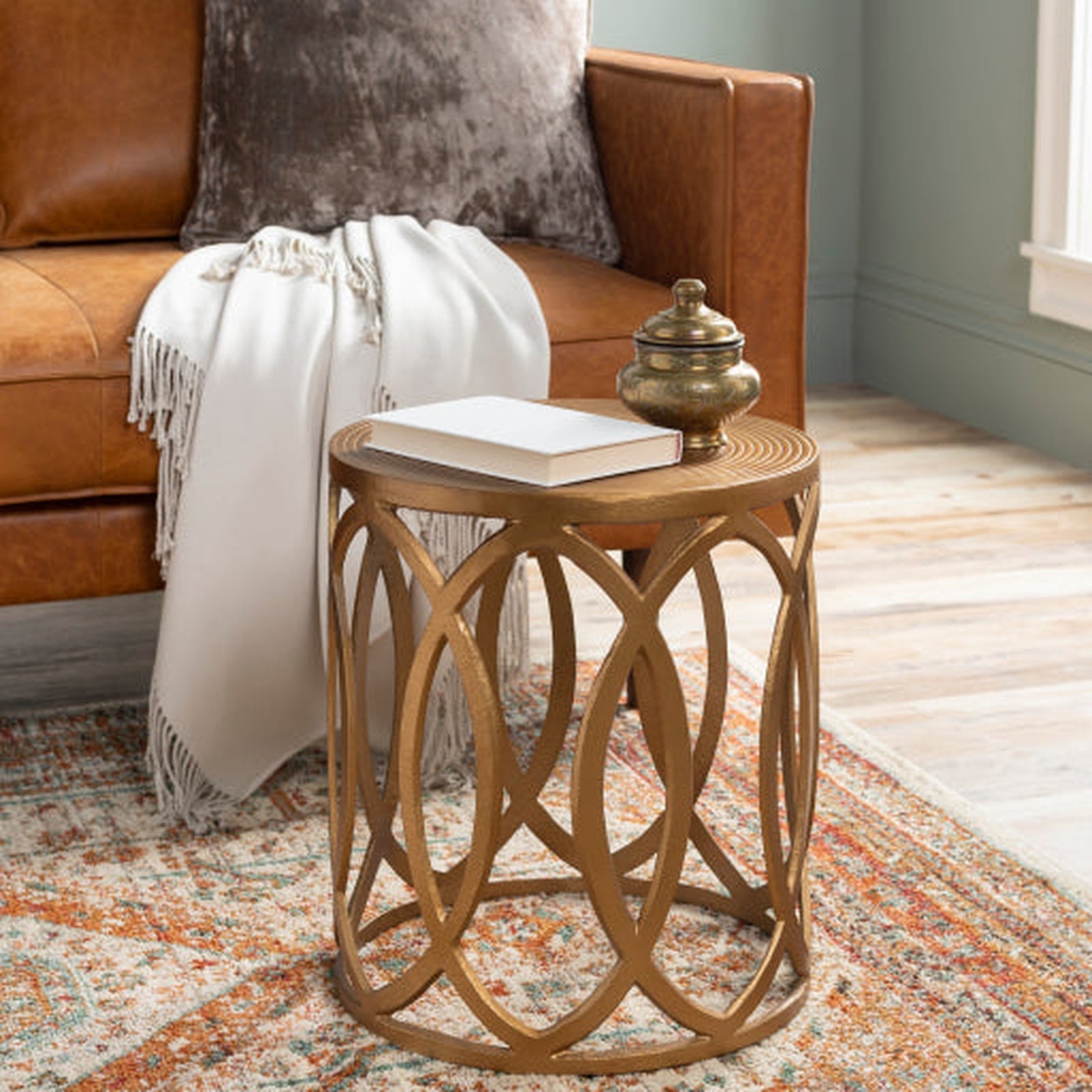 Surya Earnshaw End Table