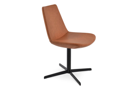 Eiffel 4 Star Swivel Chair-Leather