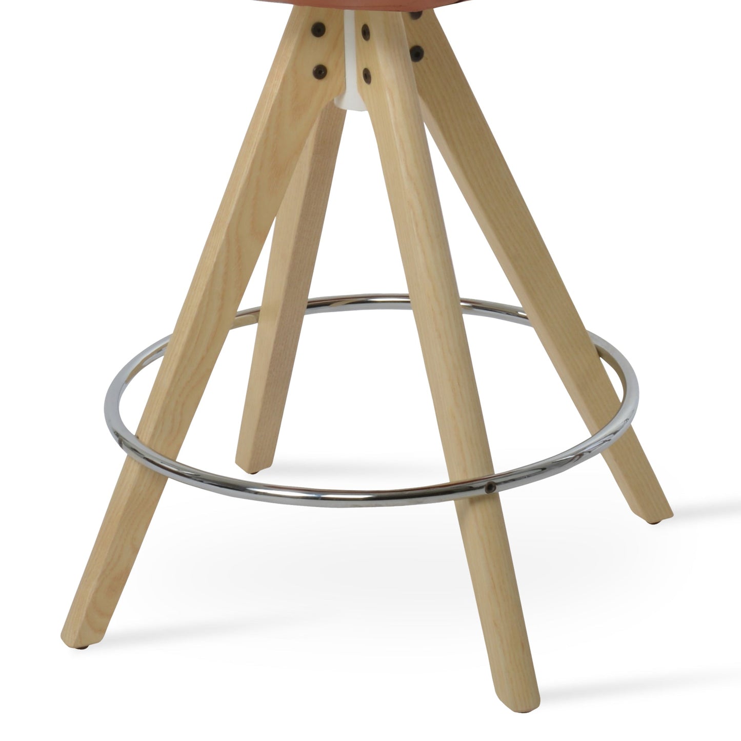 Eiffel Arm Pyramid Swivel Bar Stool