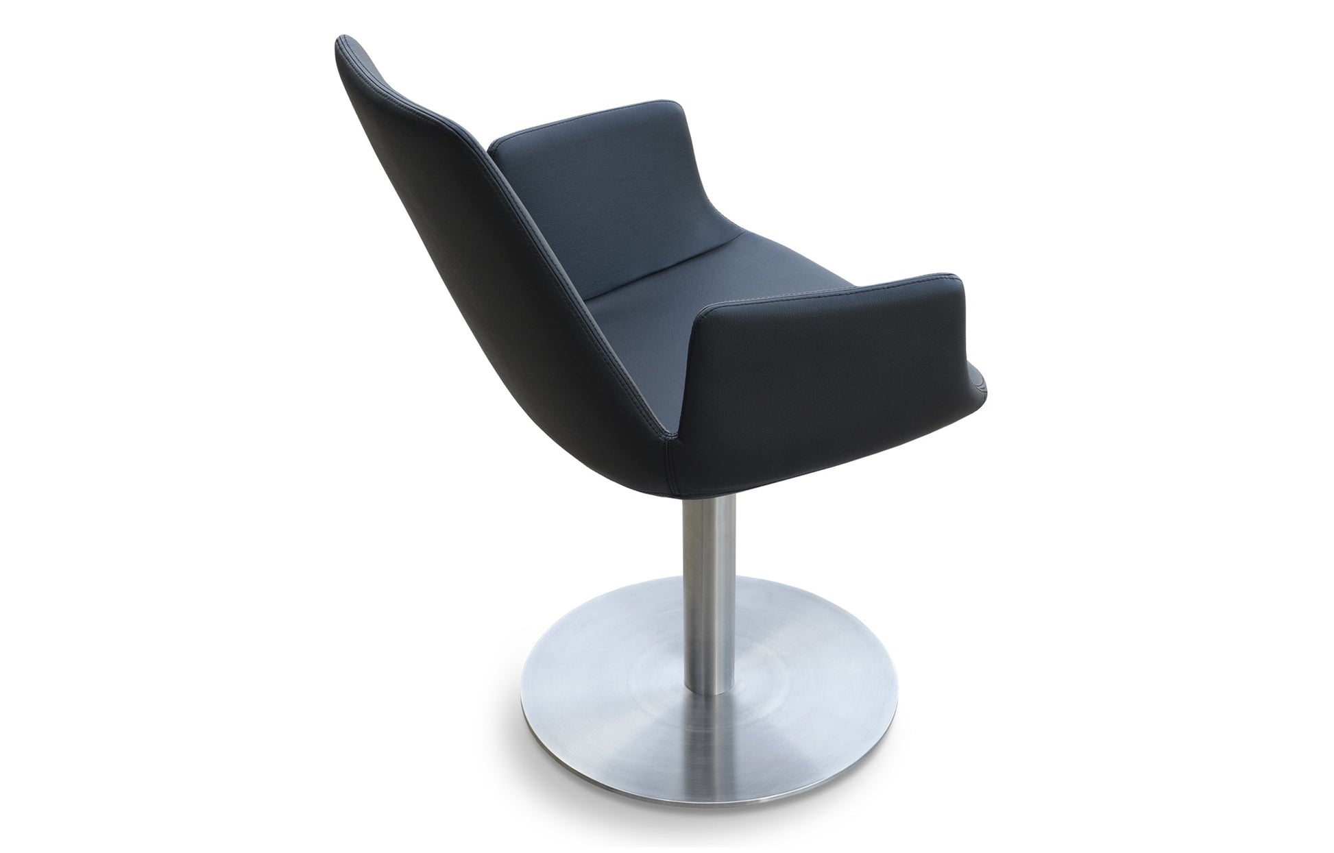 Eiffel Arm Round Swivel Chair