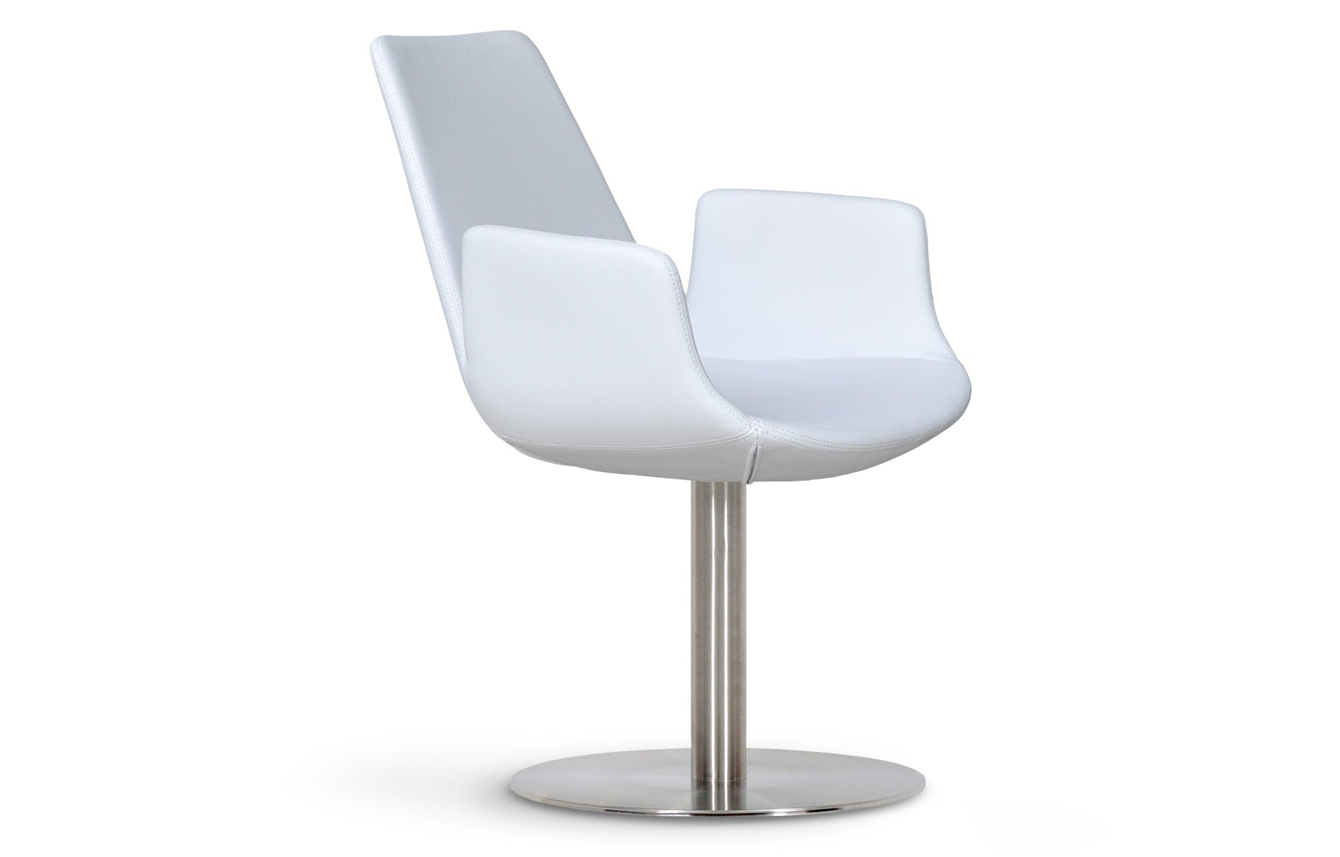 Eiffel Arm Round Swivel Chair