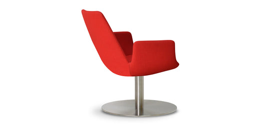 Eiffel Arm Round Swivel Chair