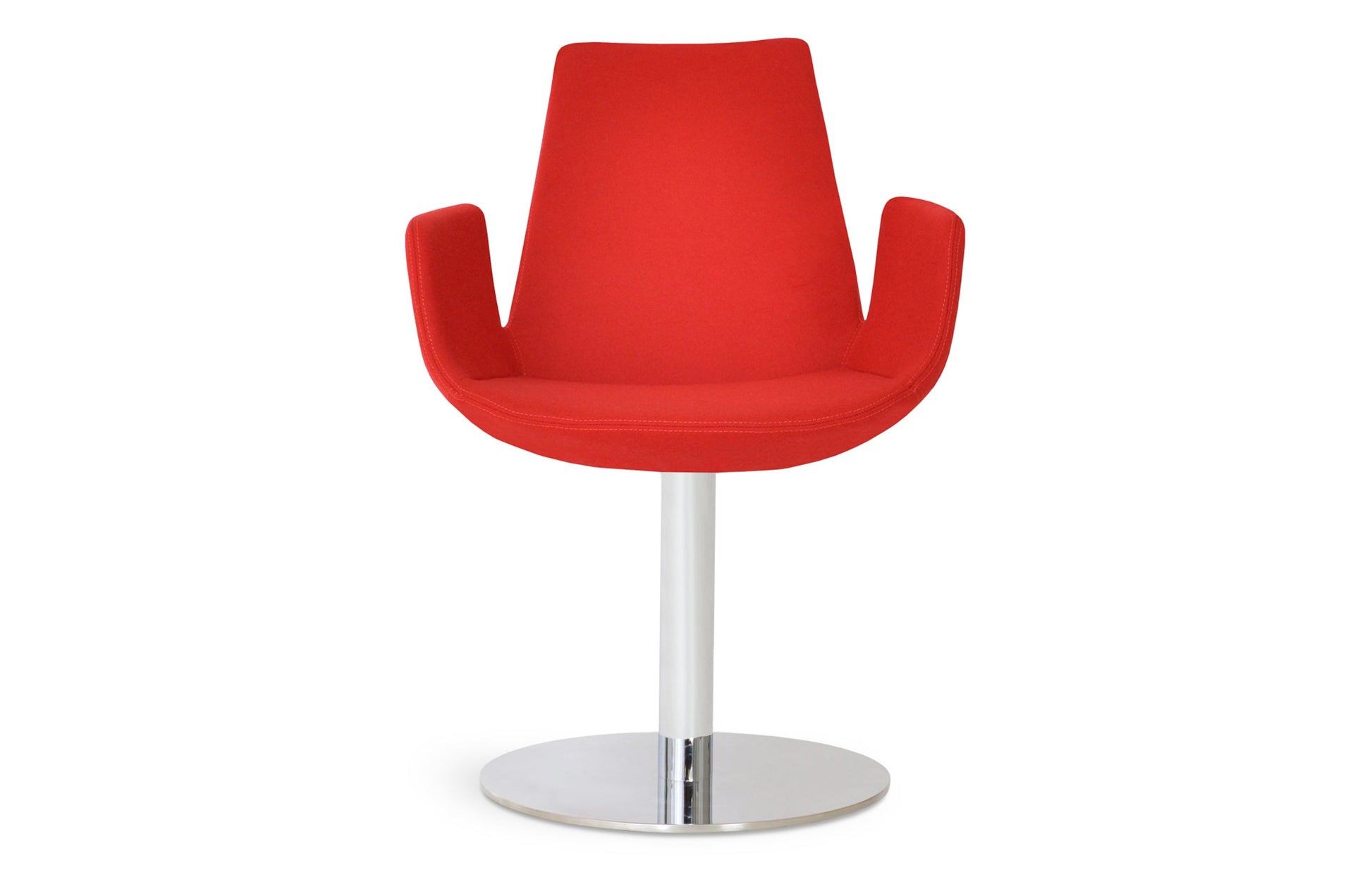 Eiffel Arm Round Swivel Chair