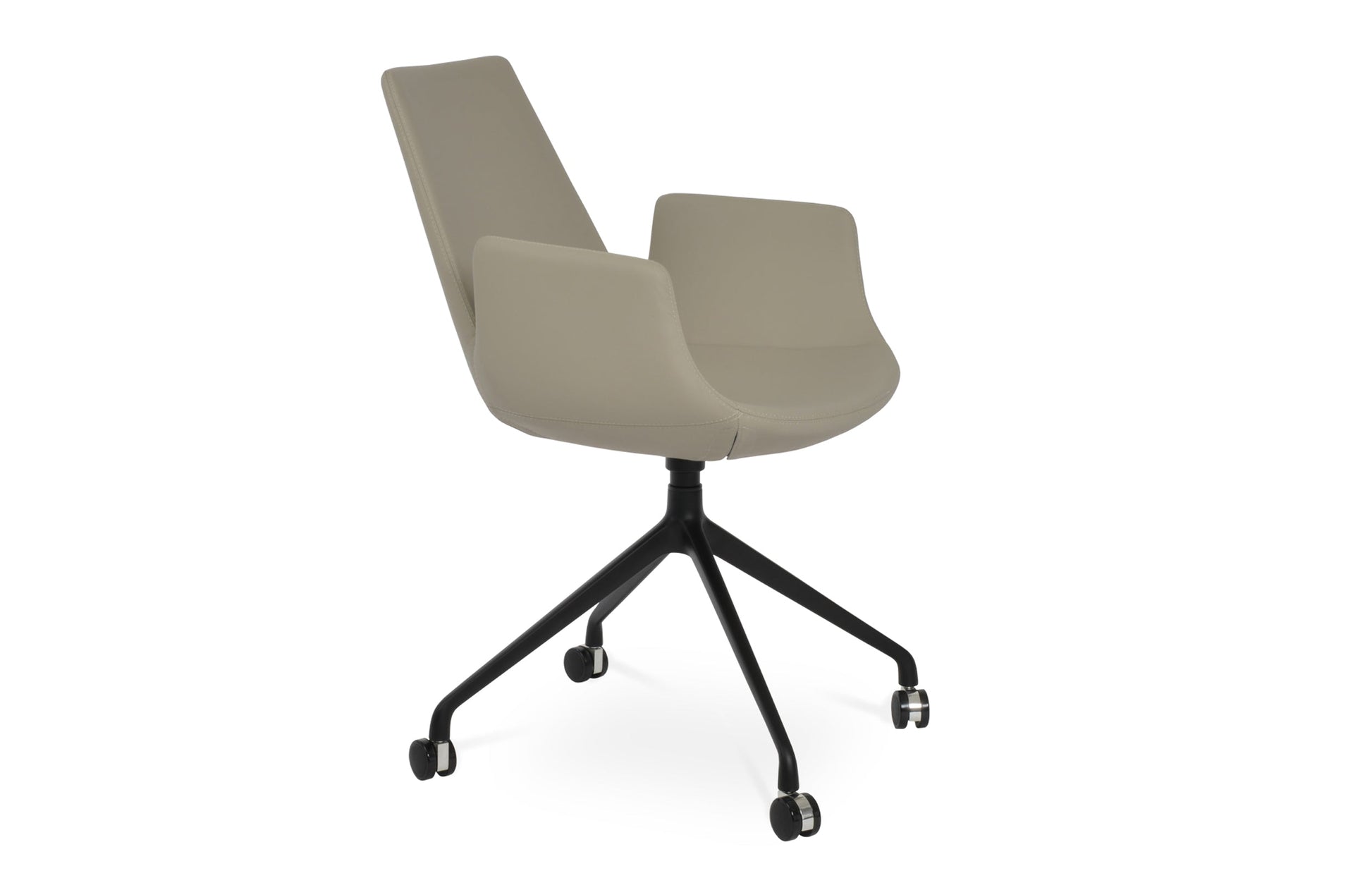 Eiffel Arm Spider Swivel Chair with Casters