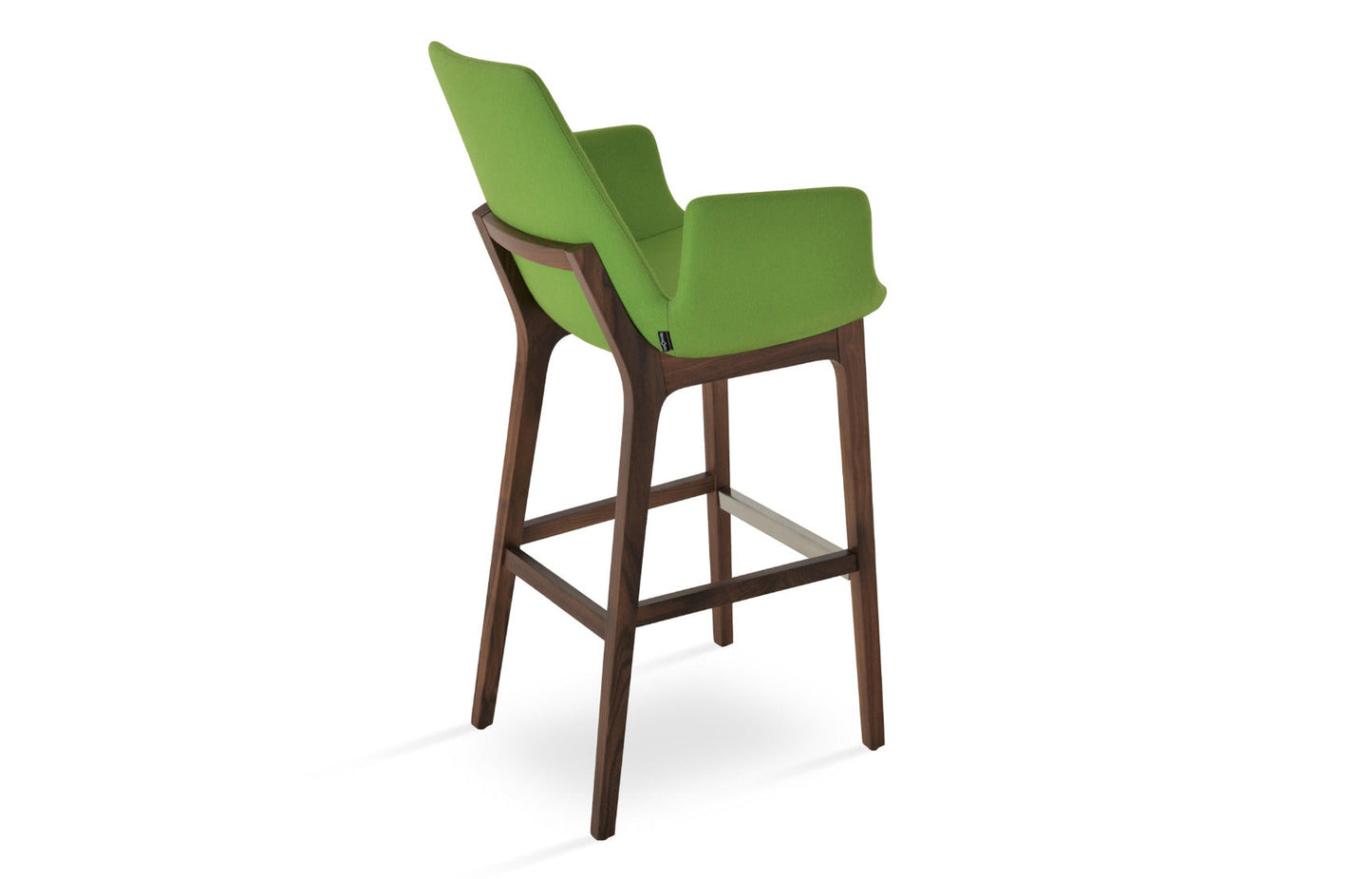 Eiffel Arm Wood Counter Stool