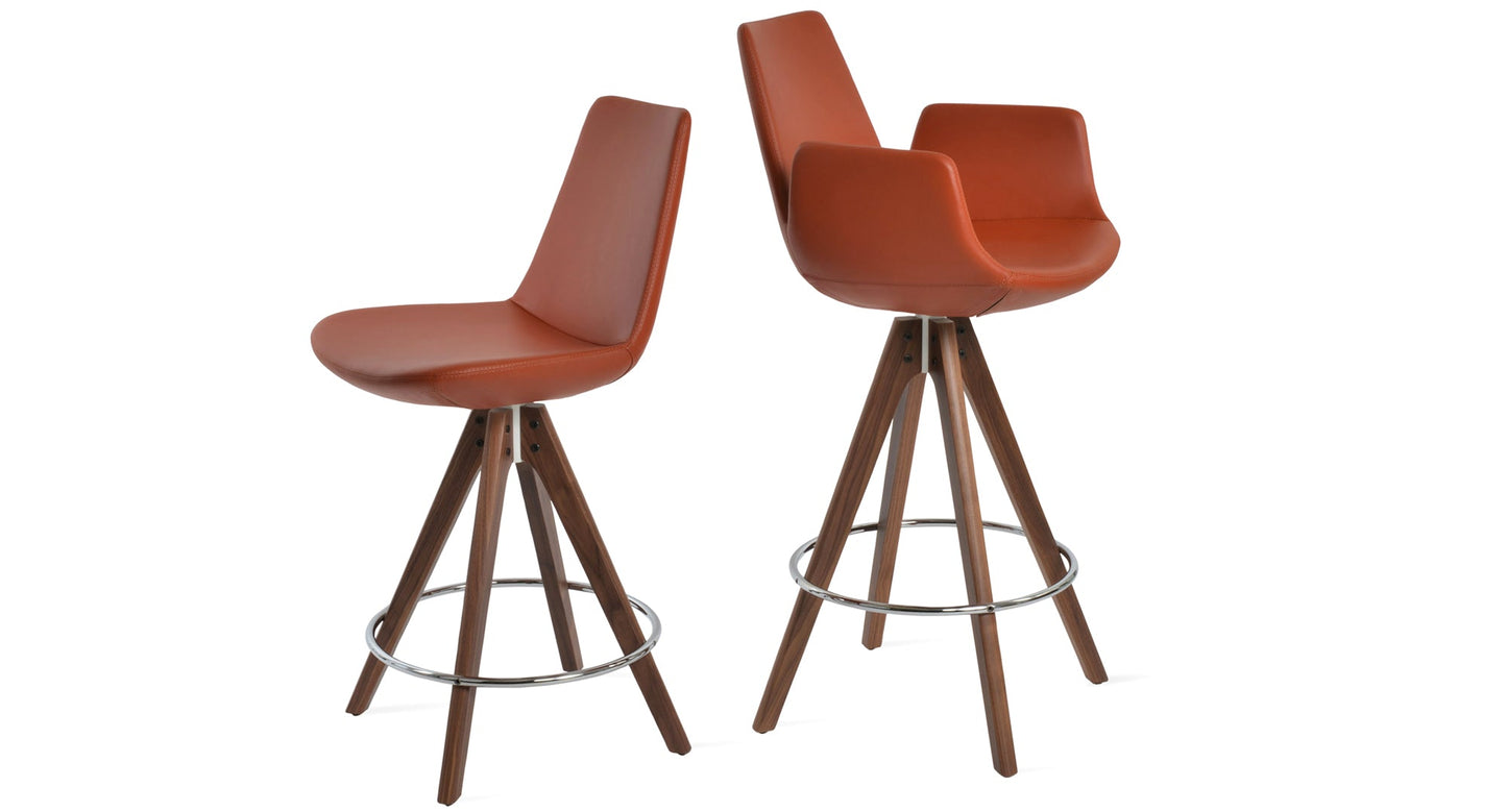 Eiffel Pyramid Swivel Bar Stool