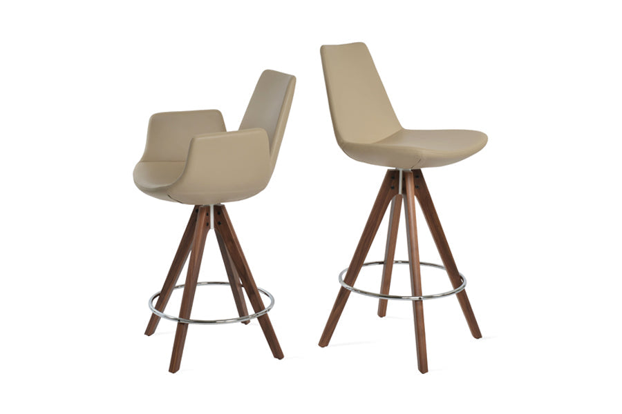 Eiffel Pyramid Swivel Bar Stool