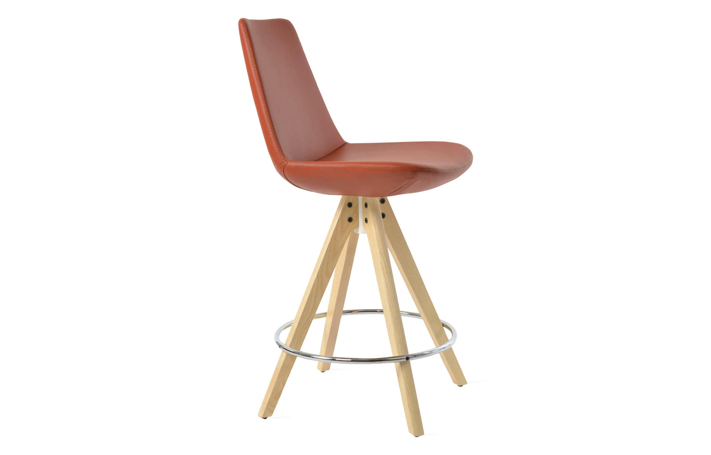 Eiffel Pyramid Swivel Bar Stool