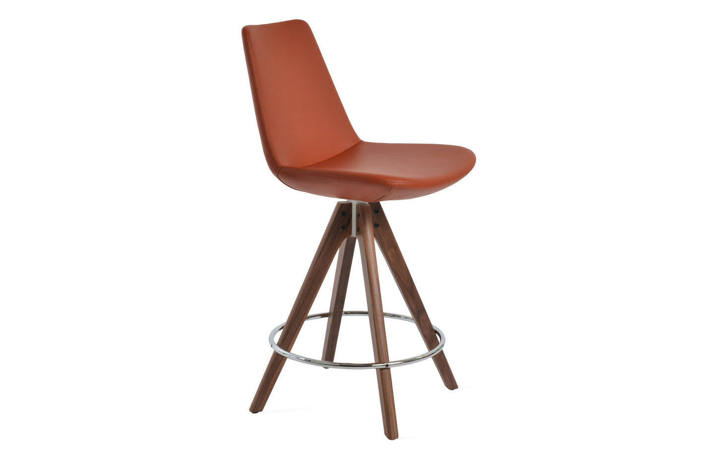 Eiffel Pyramid Swivel Bar Stool