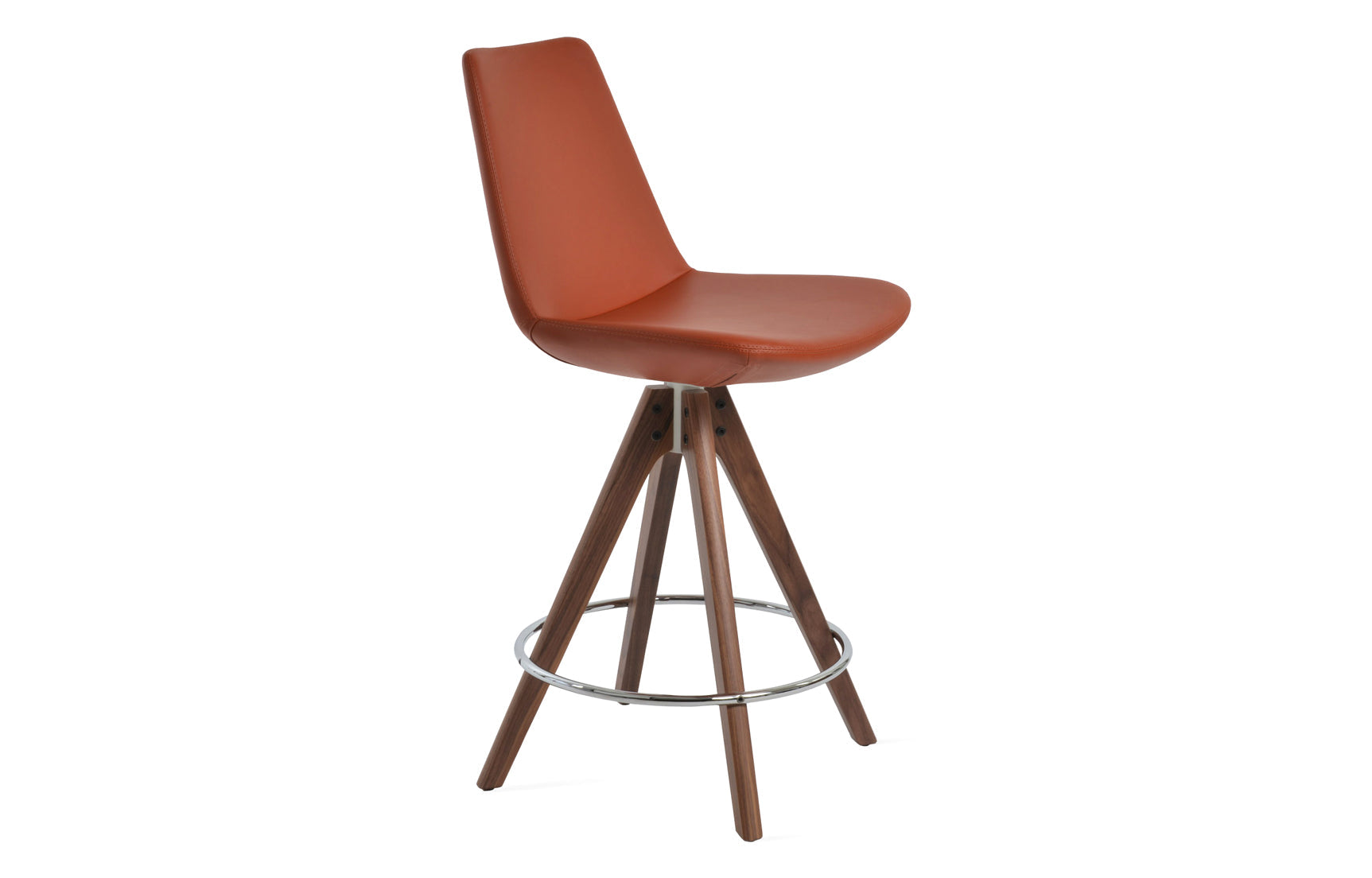 Eiffel Pyramid Swivel Counter Stool