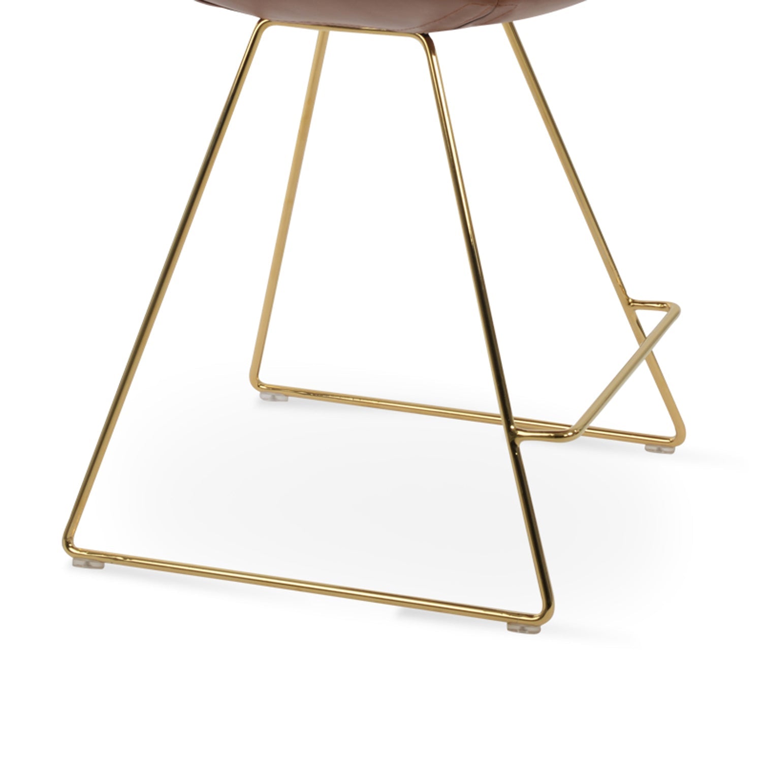 Eiffel Wire Counter Stool-Leather