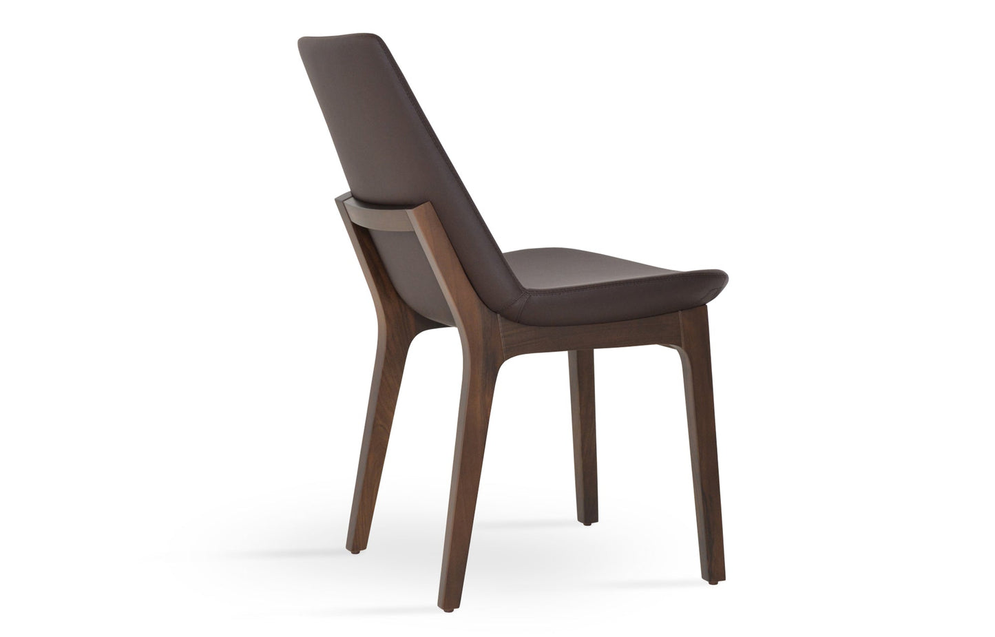 Eiffel Wood Dining Chair - Leather