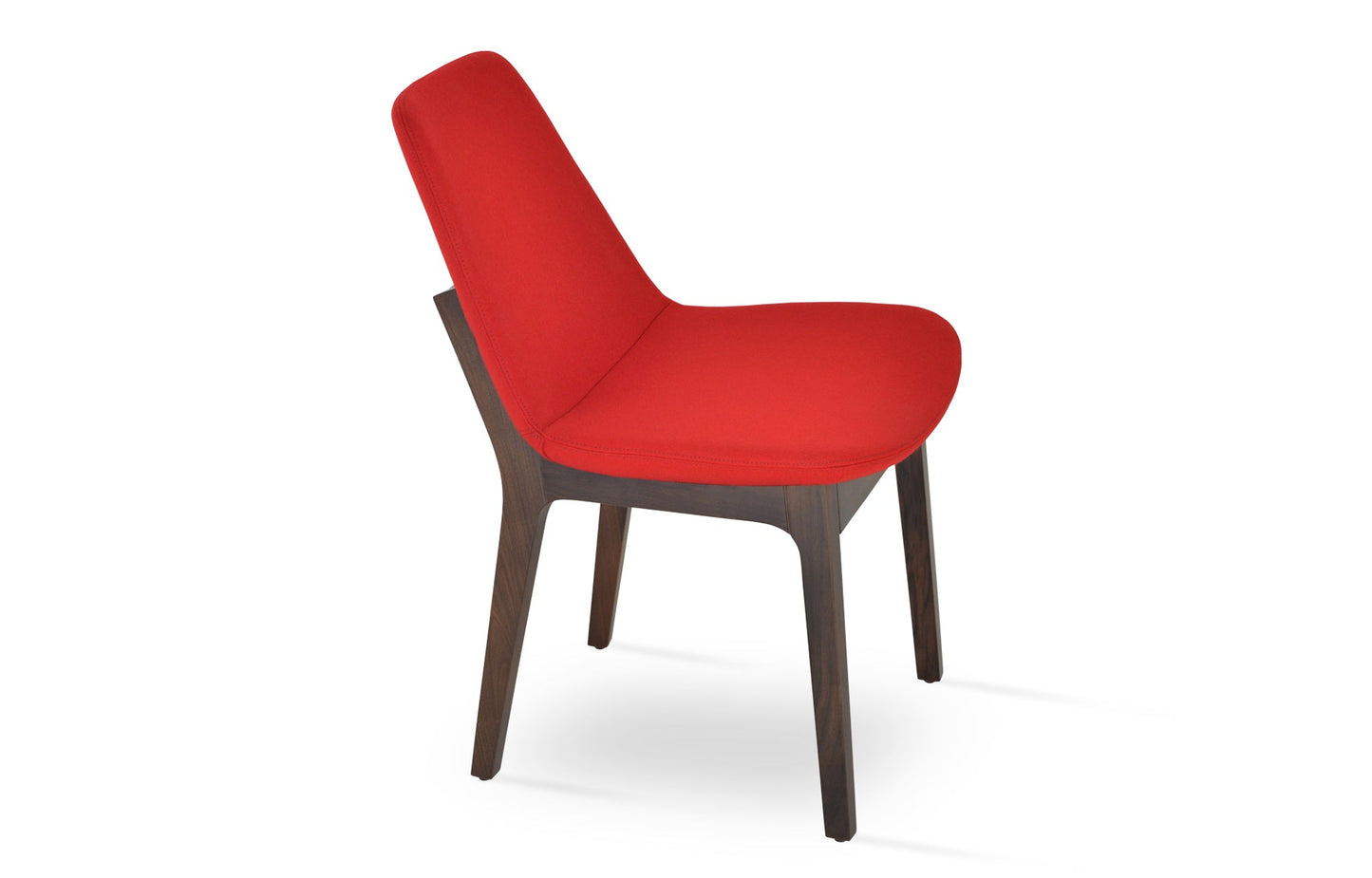 Eiffel Wood Dining Chair - Leather