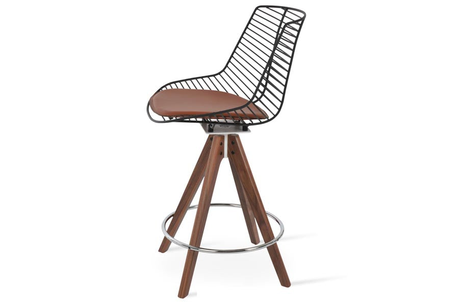 Tiger Pyramid Swivel Stool