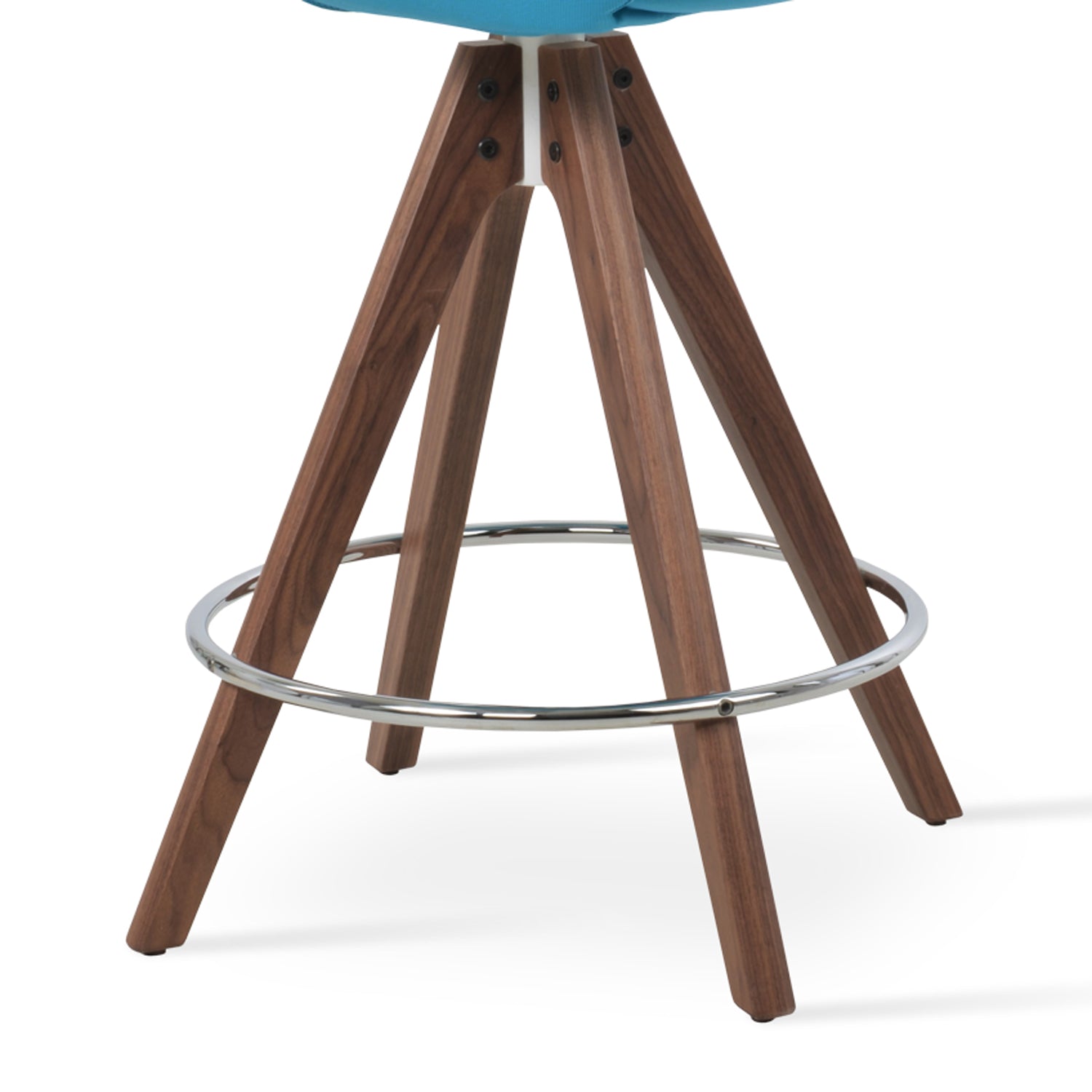 Gazel Arm Pyramid Swivel Stool