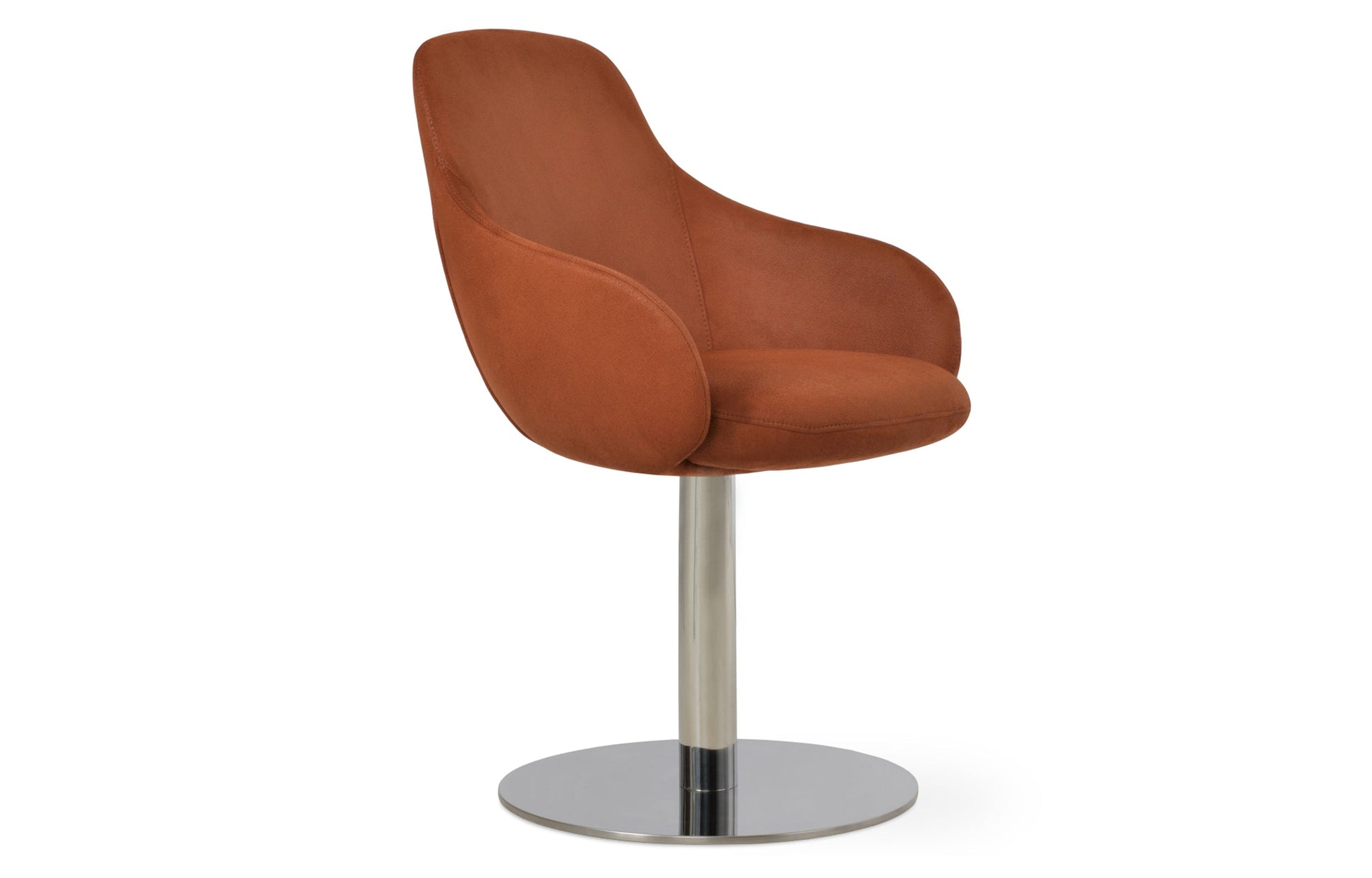 Gazel Arm Round Swivel Chair