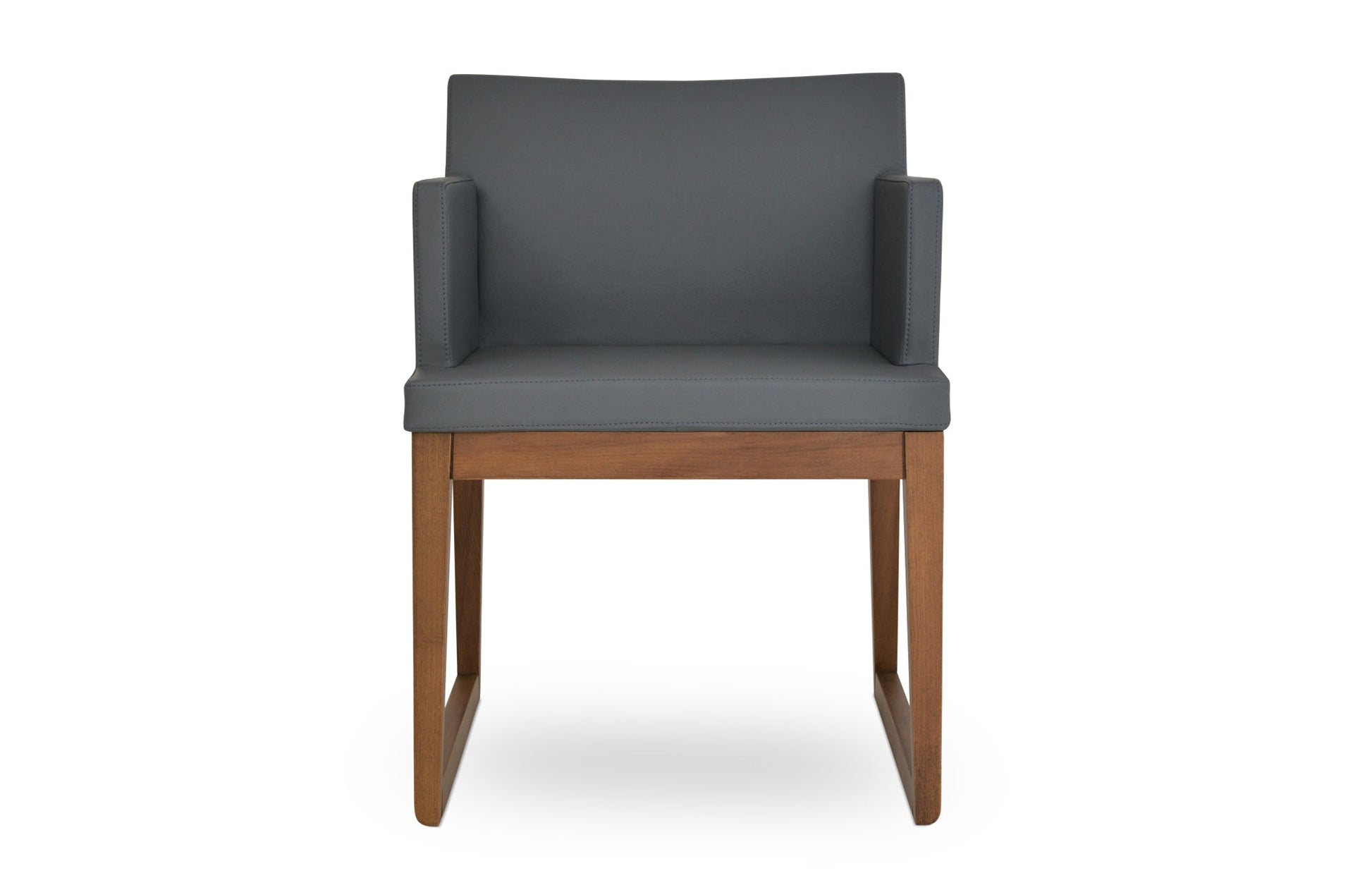 Soho Sled Wood Arm Chair