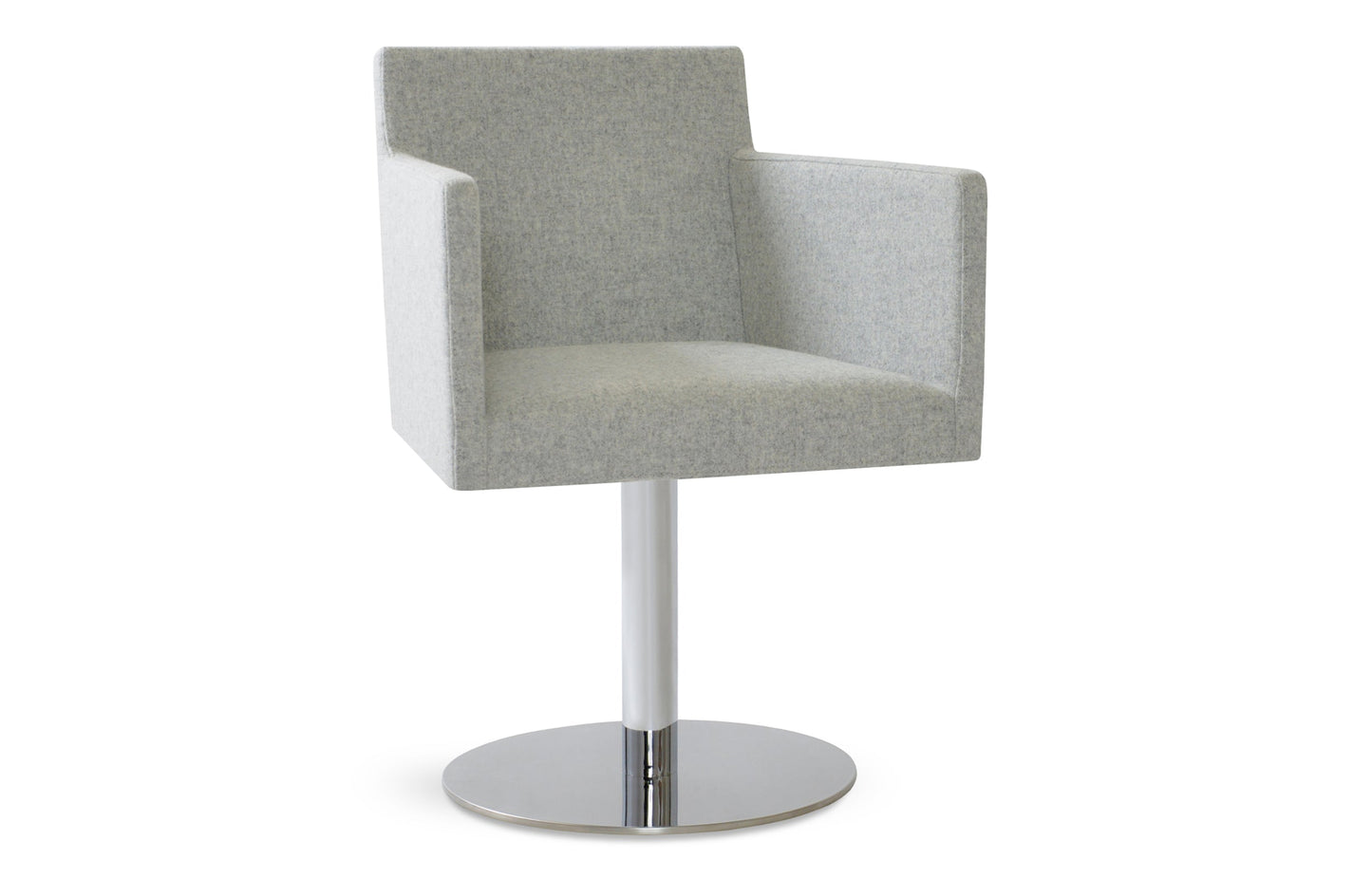 Harput Round Swivel Arm Chair