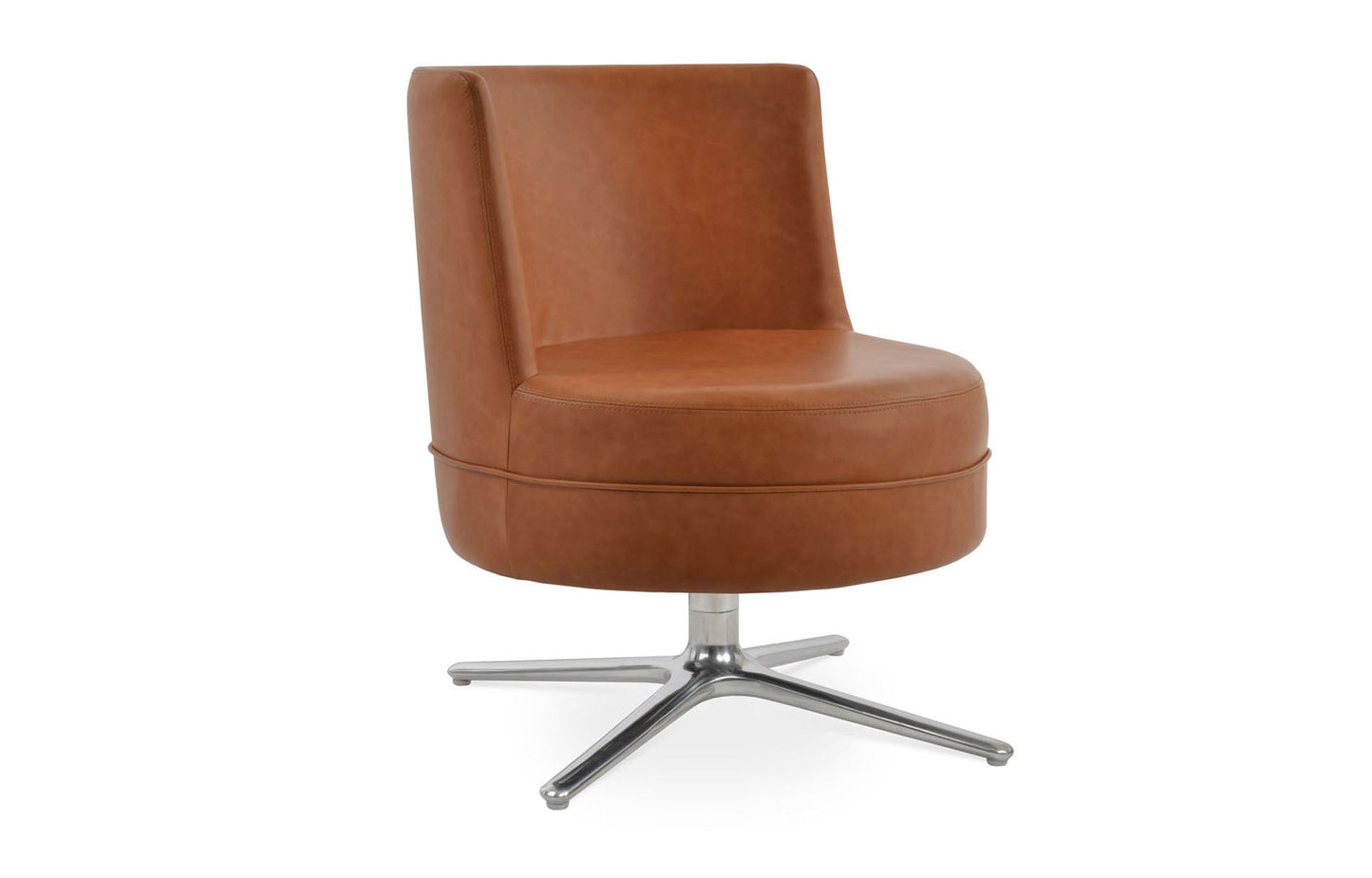 Hilton Swivel Oval Base Lounge Chair