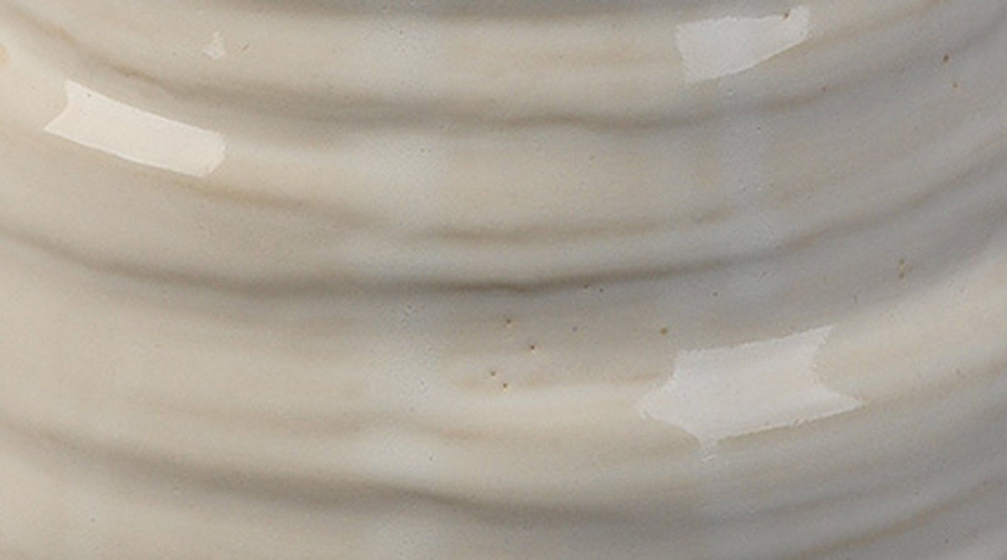 Marine Vase Pearl Cream - Large