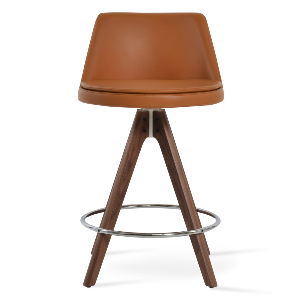 Martini Pyramid Swivel Stool