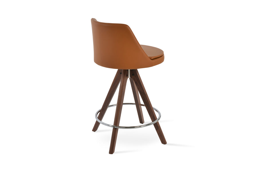 Martini Pyramid Swivel Stool