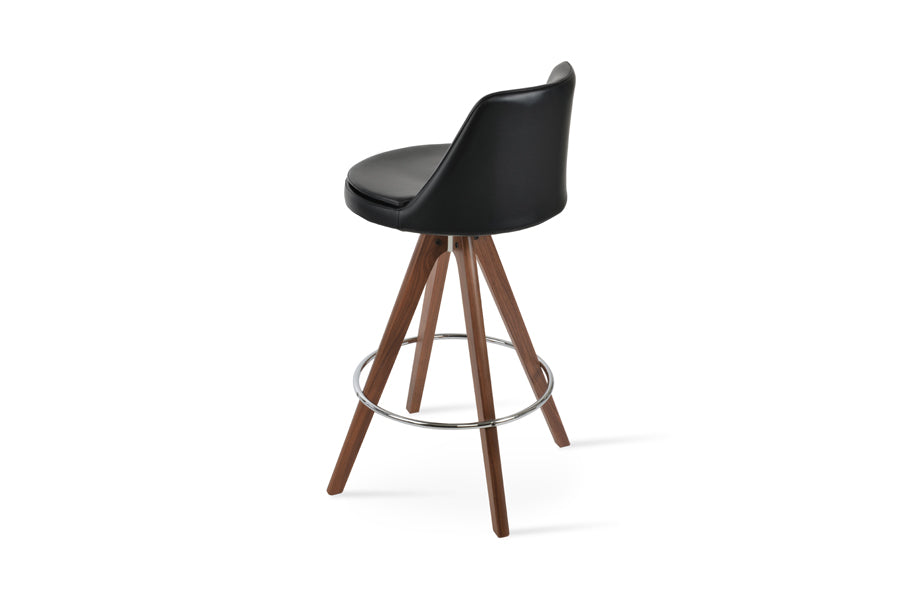 Martini Pyramid Swivel Stool