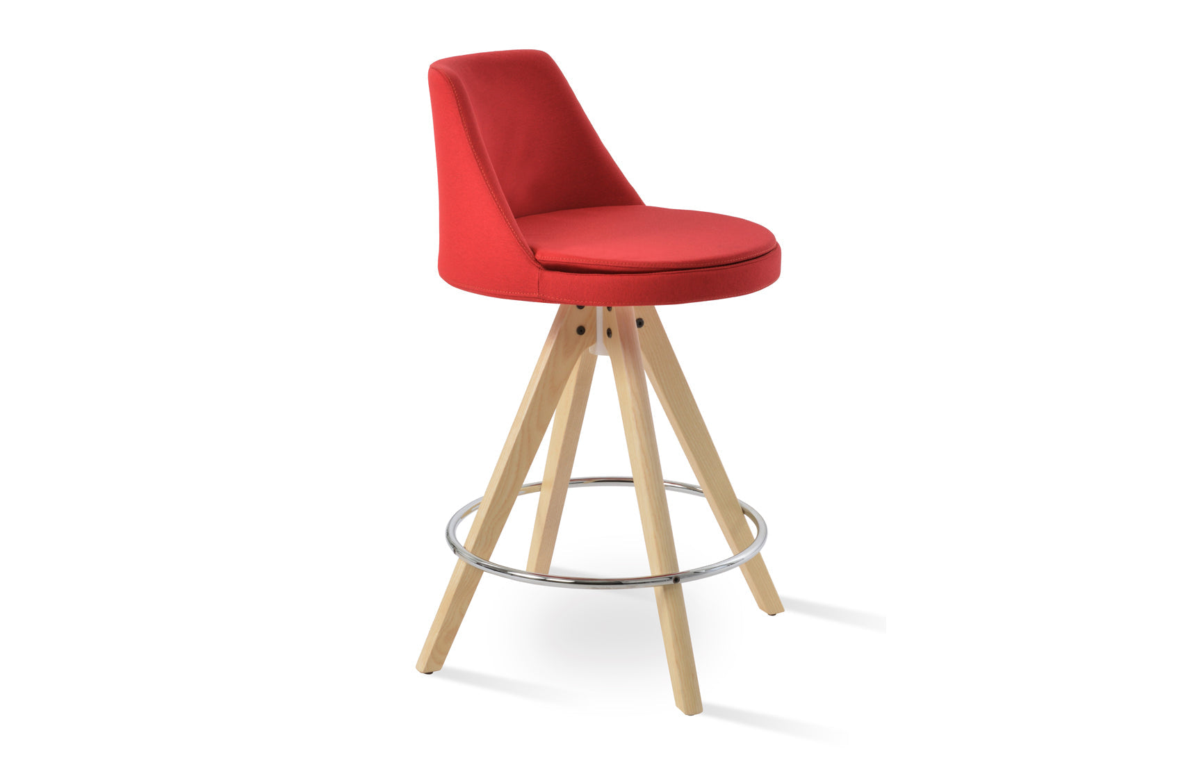 Martini Pyramid Swivel Stool