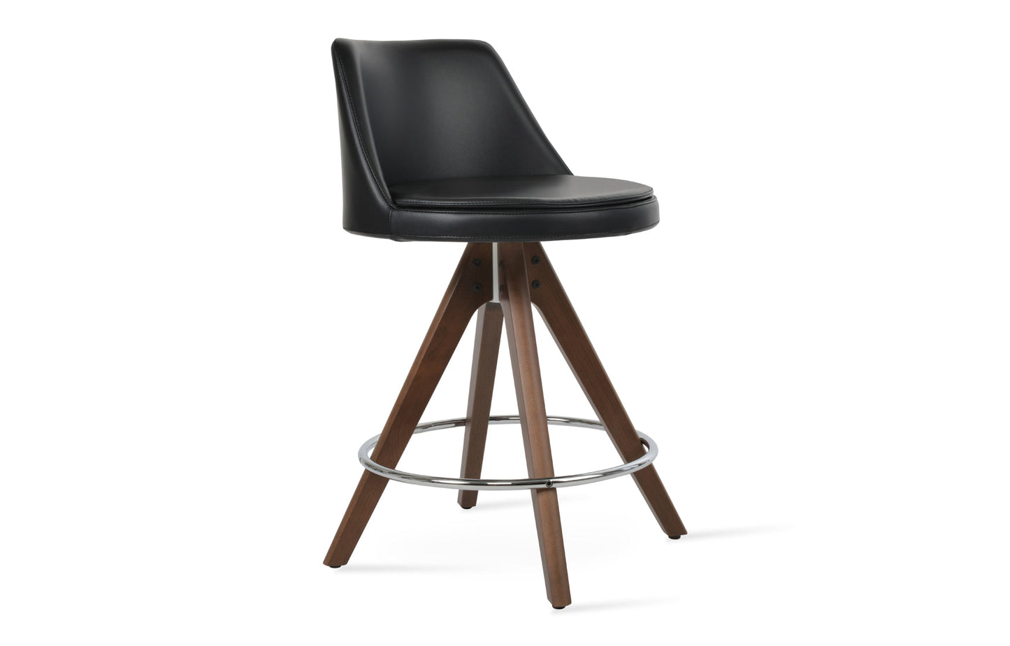 Martini Pyramid Swivel Stool