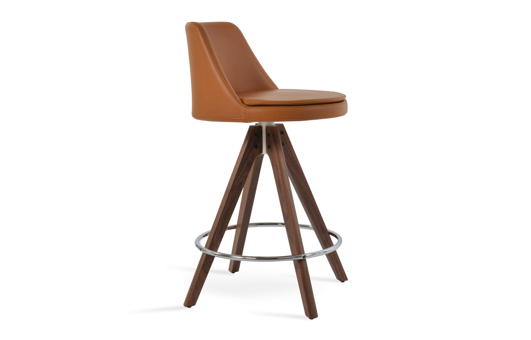 Martini Pyramid Swivel Stool