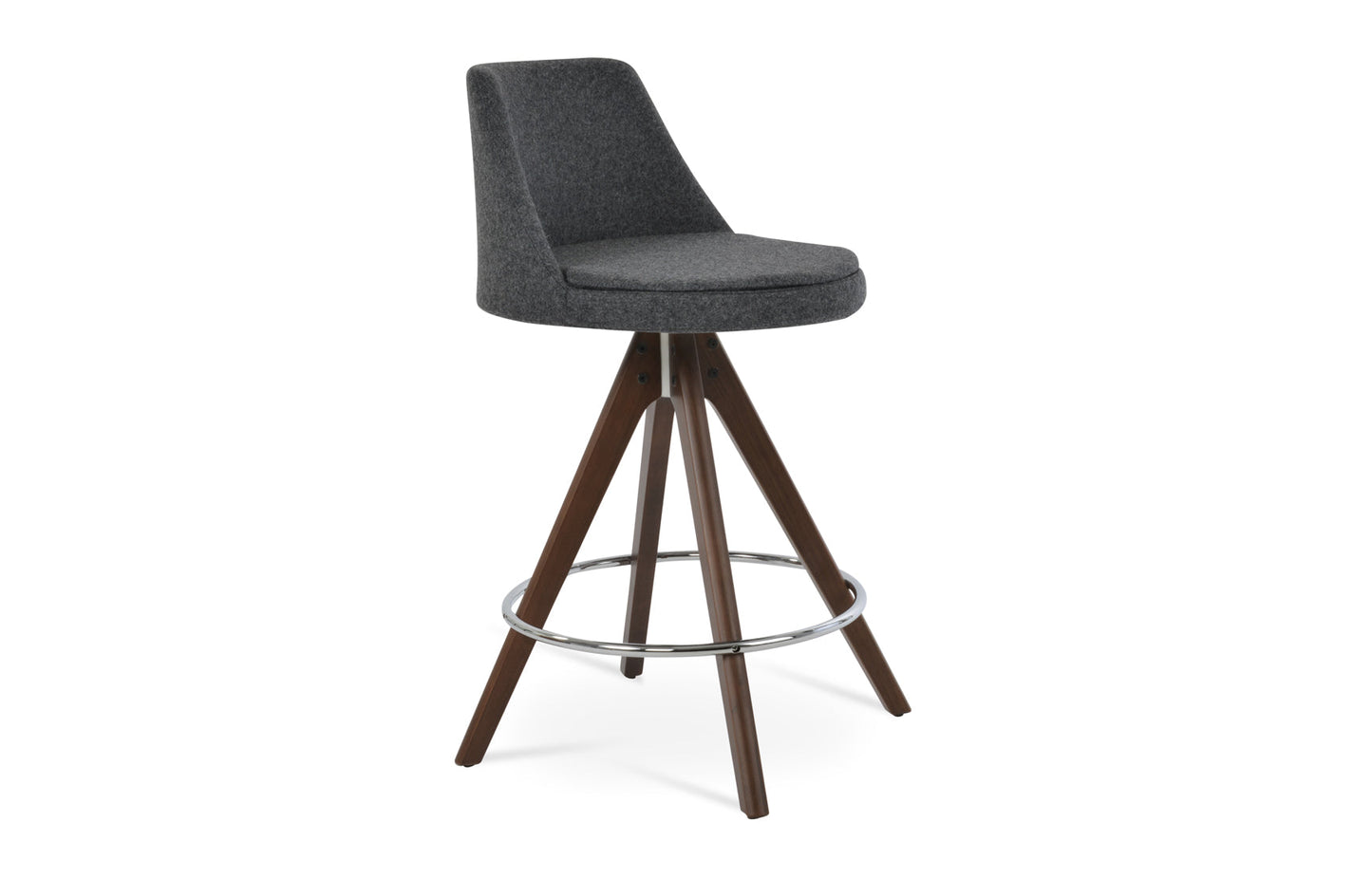 Martini Pyramid Swivel Stool