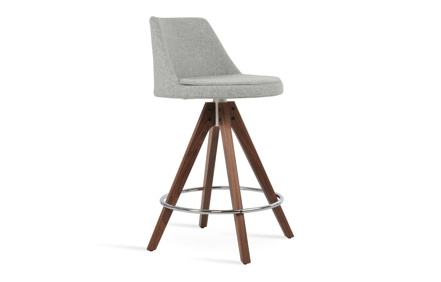 Martini Pyramid Swivel Stool