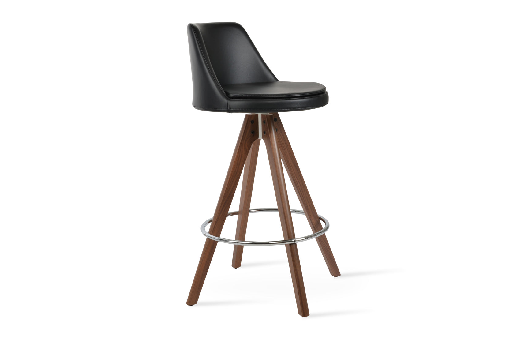 Martini Pyramid Swivel Stool