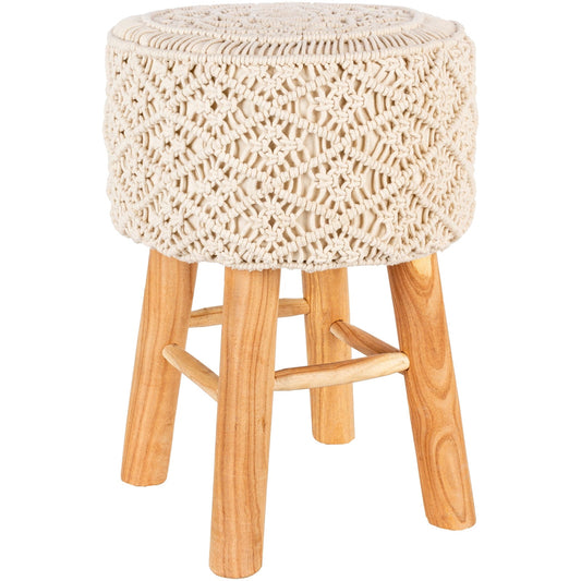 Surya Mandala Cotton Stool