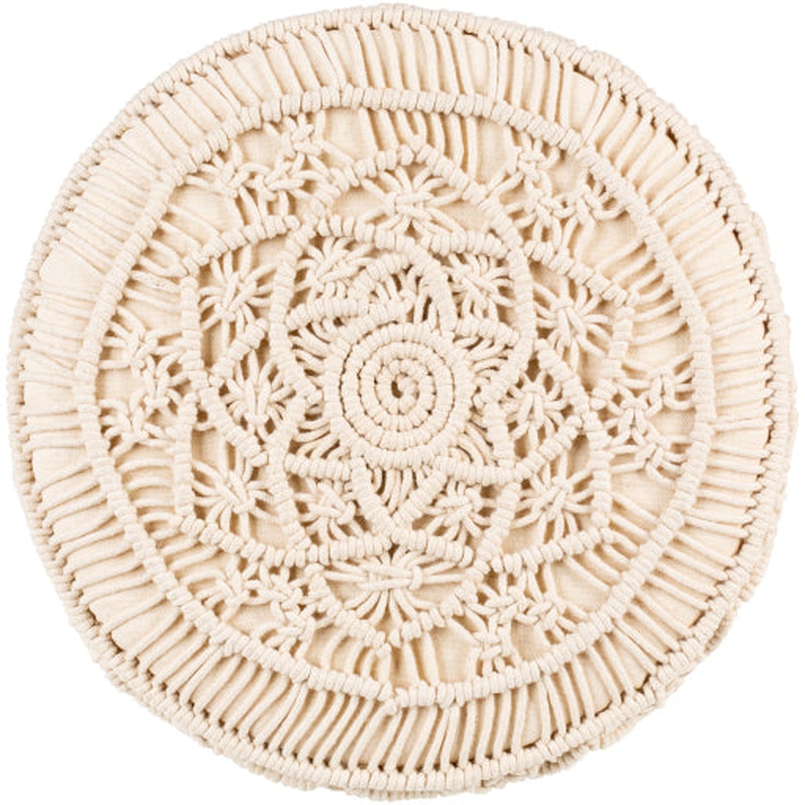 Surya Mandala Cotton Stool