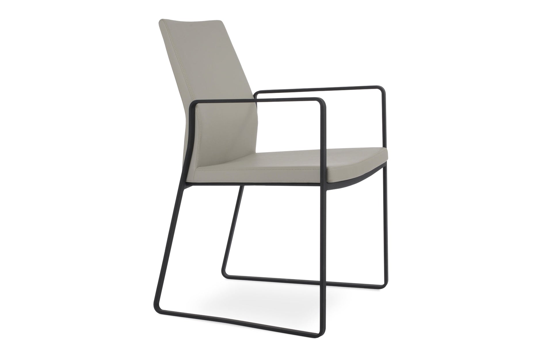 Pasha Arm Sled Dining Chair